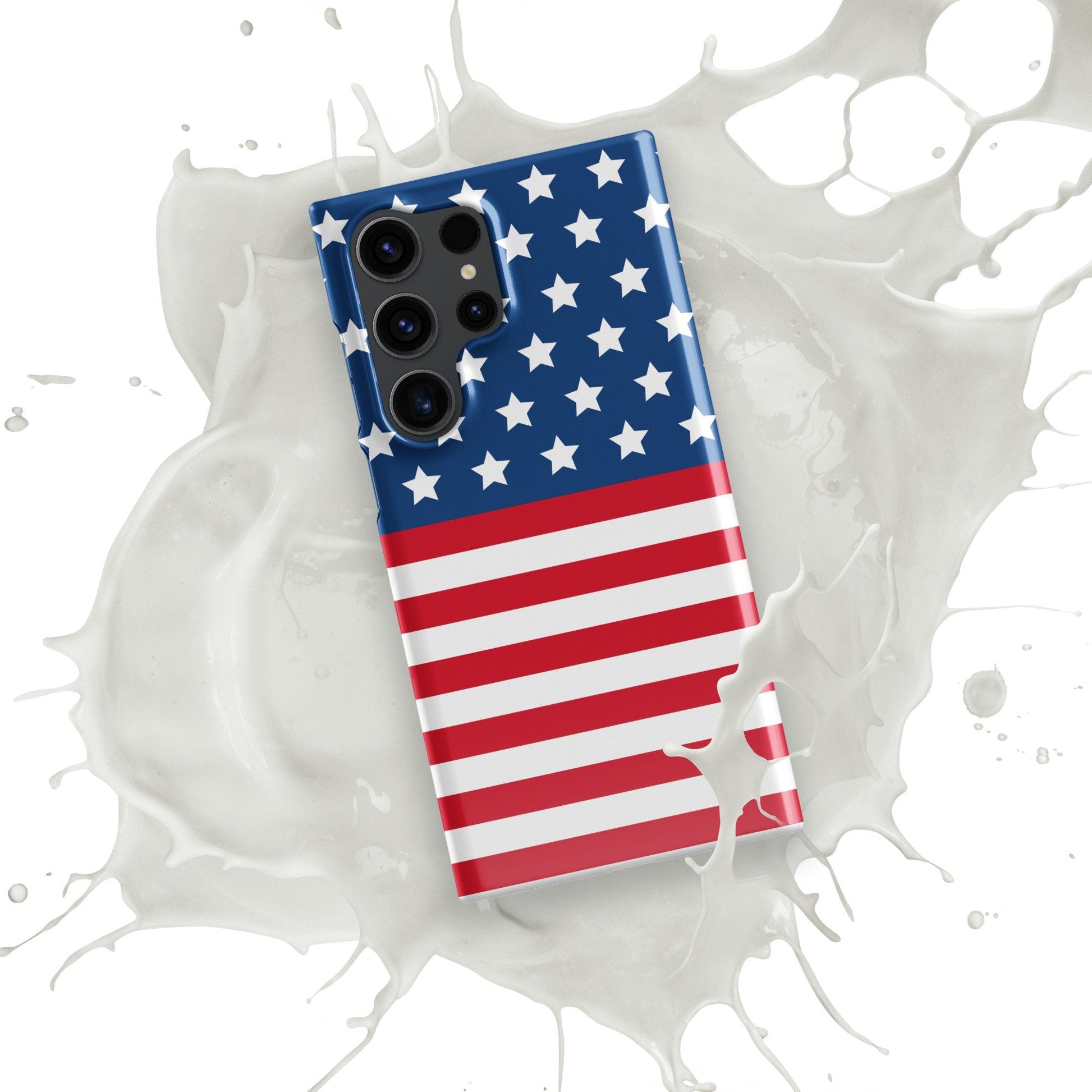 USA Flag Samsung Galaxy S24 Ultra Case Patriotic Design for American Pride - Raiden Gate Design