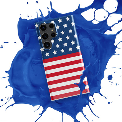 USA Flag Samsung Galaxy S24 Ultra Case Patriotic Design for American Pride - Raiden Gate Design