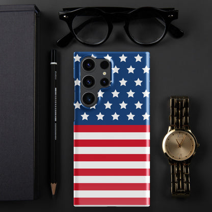 USA Flag Samsung Galaxy S24 Ultra Case Patriotic Design for American Pride - Raiden Gate Design