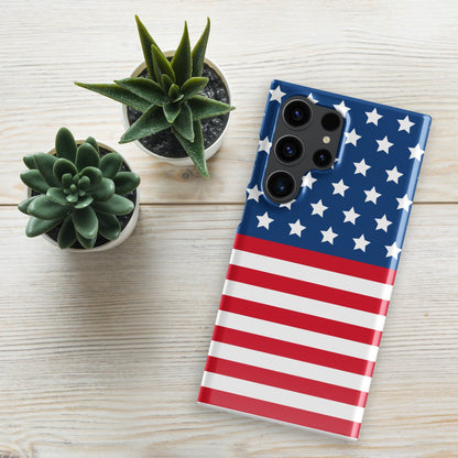 USA Flag Samsung Galaxy S24 Ultra Case Patriotic Design for American Pride - Raiden Gate Design