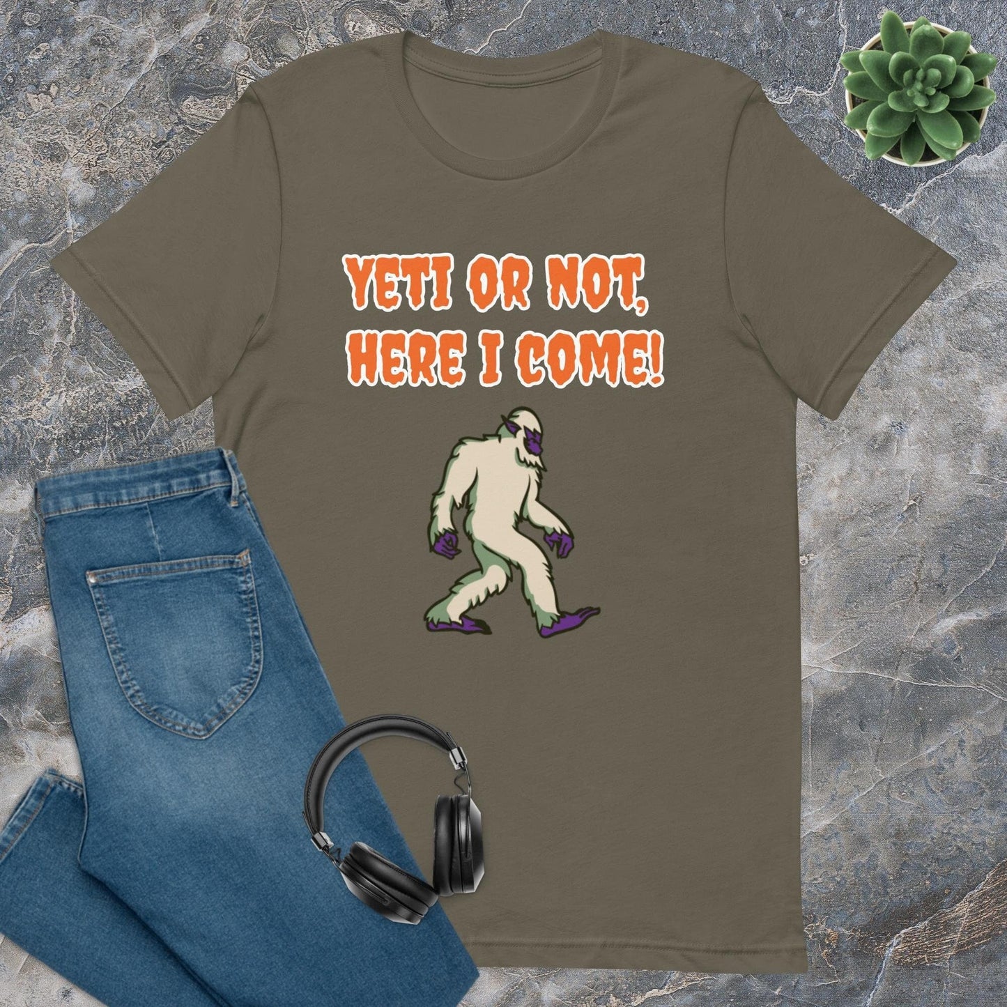 Yeti or Not Here I Come | Yeti T-Shirt | Funny Halloween Shirt | Halloween Outfit | Spooky Gift | Halloween Party Shirt - Raiden Gate Design