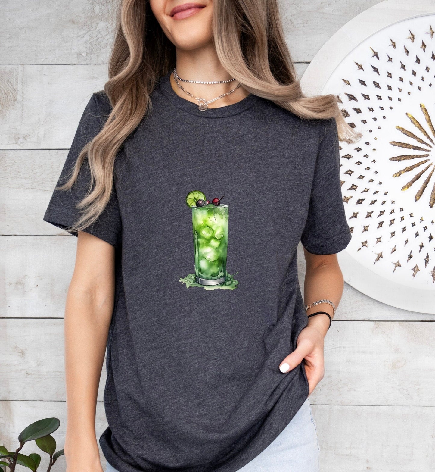 Zombie Cocktail Groom or Bride Cocktail Bar Shirt - Minimalist Aesthetic T-Shirt for Bachelor or Hen Party - Fun and Chic Design - Raiden Gate Design