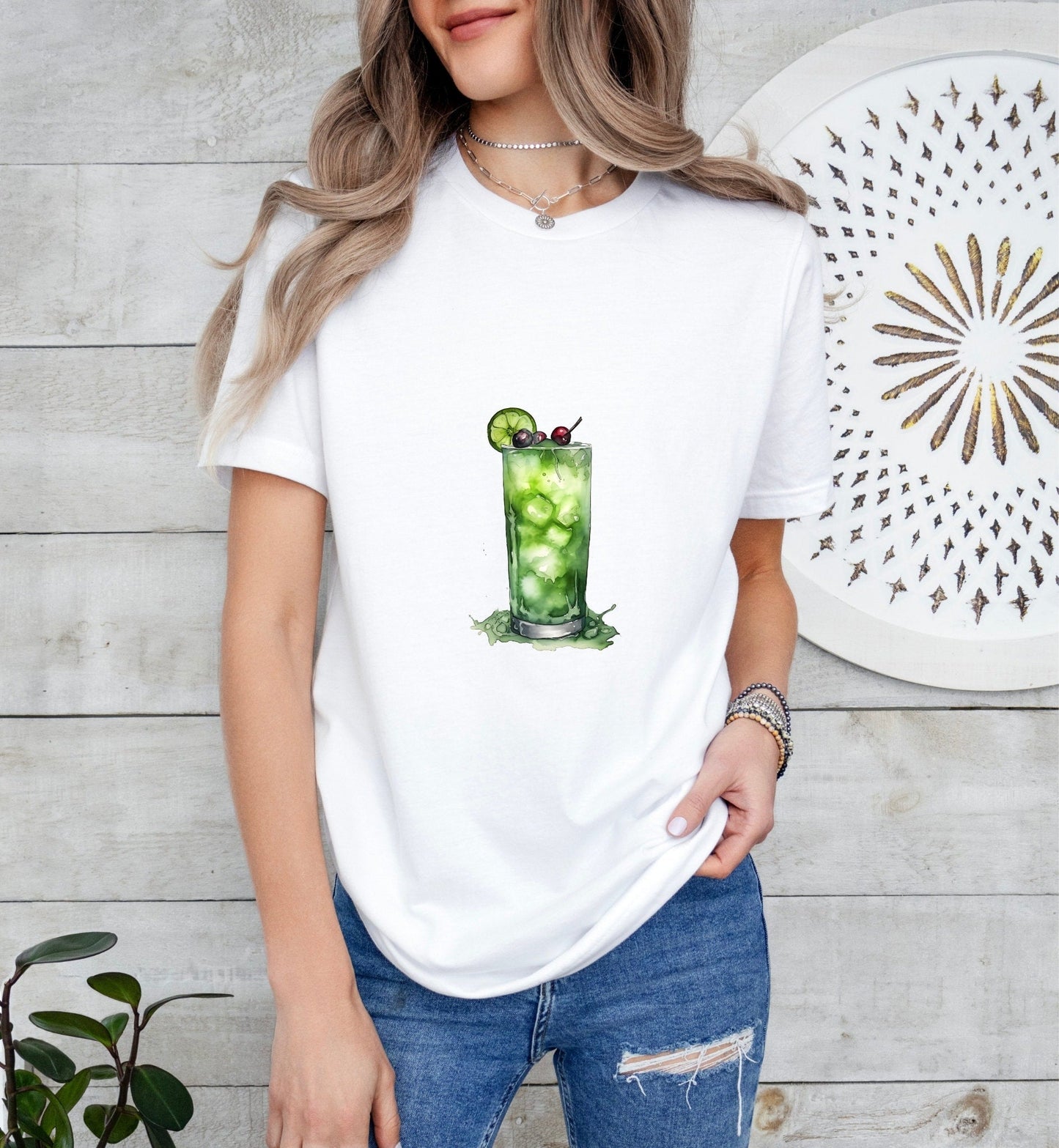 Zombie Cocktail Groom or Bride Cocktail Bar Shirt - Minimalist Aesthetic T-Shirt for Bachelor or Hen Party - Fun and Chic Design - Raiden Gate Design